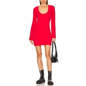 Simon Miller 'Pop' Orange Scoop Neck Dress Size S